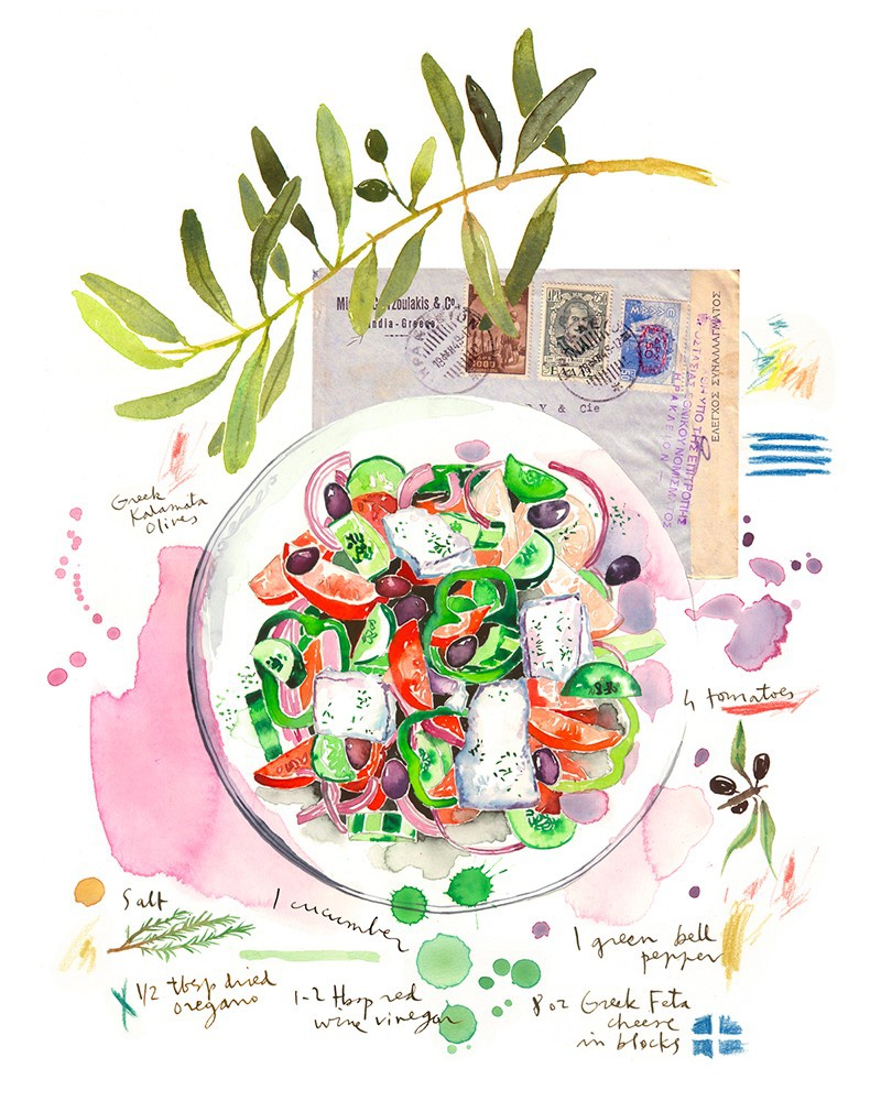 illustration-lucile-prache-greek-salad.jpg - Lucile PRACHE | Virginie